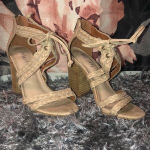 Tan Mi.im Tan Heel Sandals